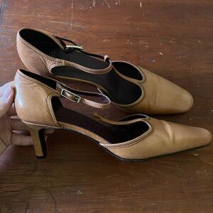 Coach y2k t strap Ashley Mary Jane heels